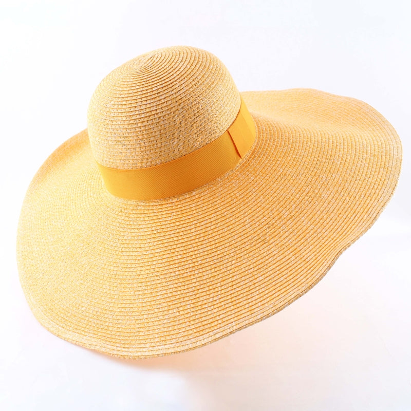 Golden Aura Oversized Sun Hat