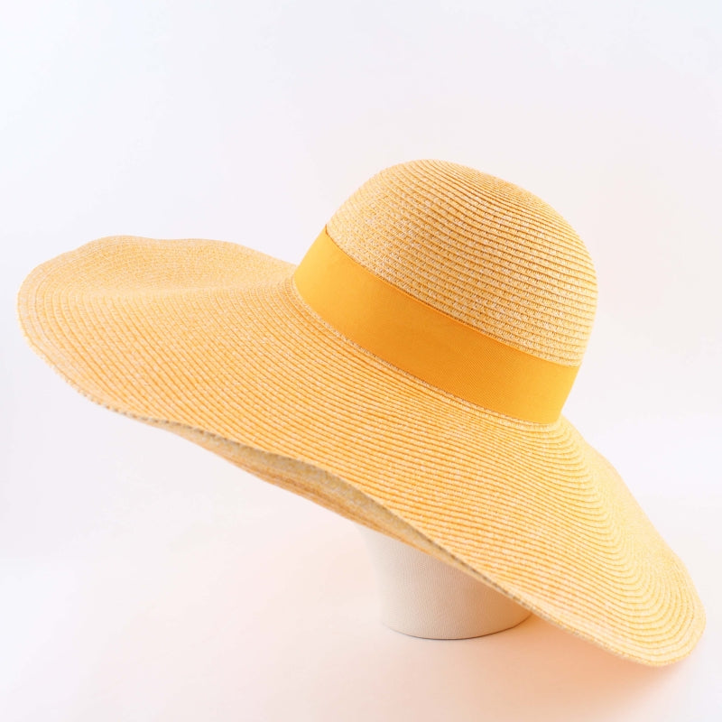 Golden Aura Oversized Sun Hat