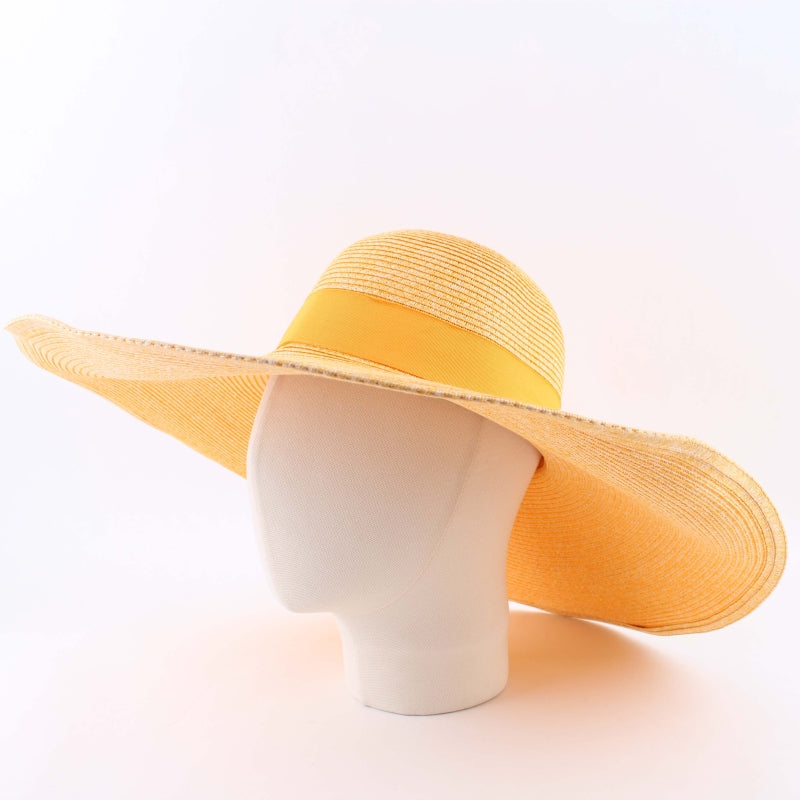 Golden Aura Oversized Sun Hat